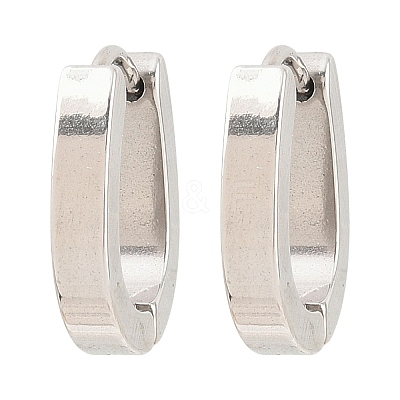 201 Stainless Steel Hoop Earrings EJEW-T056-03P-01-1
