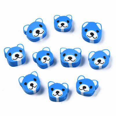 Handmade Polymer Clay Beads CLAY-S096-004G-1
