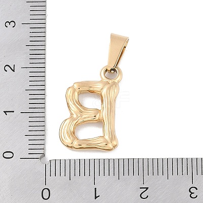 304 Stainless Steel Pendants STAS-F235-01G-B-1