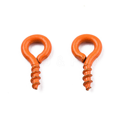 Spray Painted Iron Screw Eye Pin Peg Bails IFIN-N010-002A-12-1