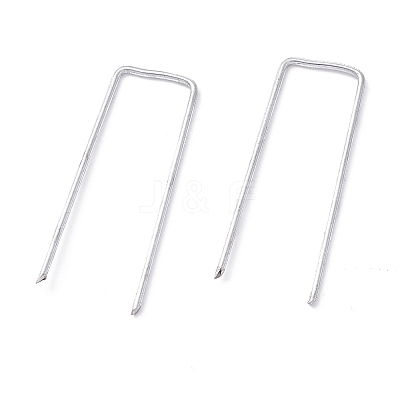 200Pcs 2 Style Galvanized Iron M-Shape pins TOOL-GA0001-54-1