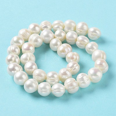 Natural Cultured Freshwater Pearl Beads Strands PEAR-E019-02-1