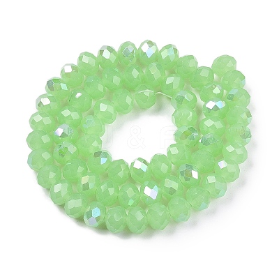 Electroplate Glass Beads Strands EGLA-A044-J8mm-L01-1