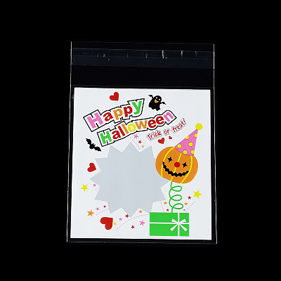 Halloween Theme Plastic Bakeware Bag OPP-Q004-01A-1