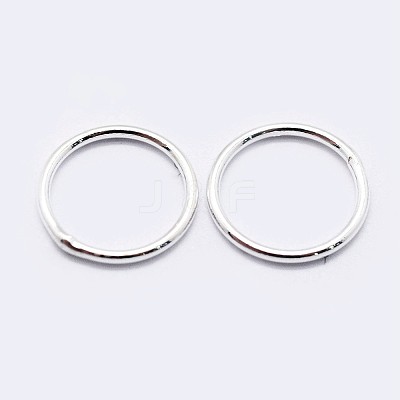 925 Sterling Silver Soldered Closed Jump Rings STER-F036-03S-1x7-1