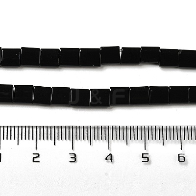 Natural Black Onyx(Dyed & Heated) Beads Strands G-F762-A16-01-1