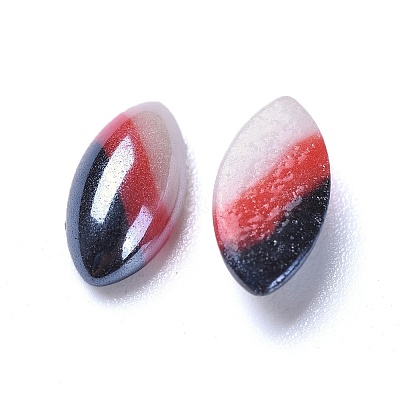 Opaque Glass Cabochons GGLA-S038-03D-5x10-1