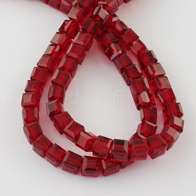 Glass Bead Strands X-GLAA-R041-6x6mm-02-1
