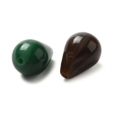 Opaque Acrylic Beads OACR-Z015-04-1