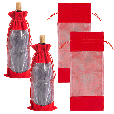 Velvet Wine Bottle Packing Pouches ABAG-WH20013-11D-1