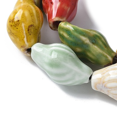 Ocean Series Handmade Porcelain Beads X-PORC-R002-04G-1