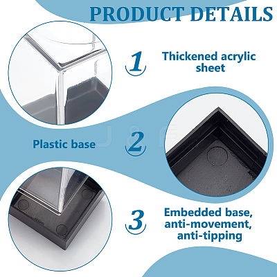 Rectangle Plastic Storage Box LS-CON-WH0086-122-1