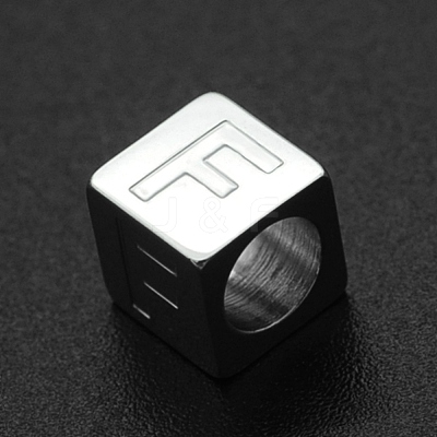 Non-Tarnish 201 Stainless Steel European Beads STAS-N090-LA062-F-1