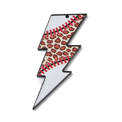 Double-side Printed Opaque Acrylic Pendants FIND-D283-09H-1