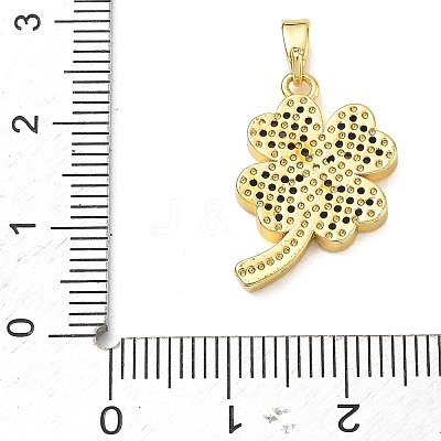Brass Rhinestone Pendants RB-CBACCCF-02G-1