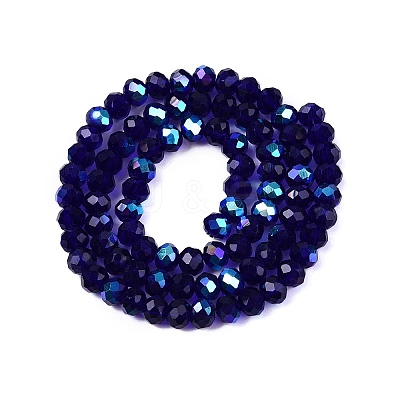 Electroplate Glass Beads Strands LS-EGLA-A044-T6mm-L06-1