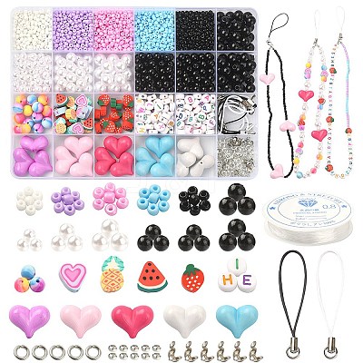 DIY Mobile Phone Strap Making Kit DIY-FS0005-15-1