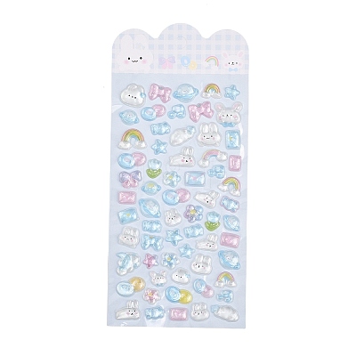 Epoxy Resin 3D Puffy Stickers DIY-G122-01I-1