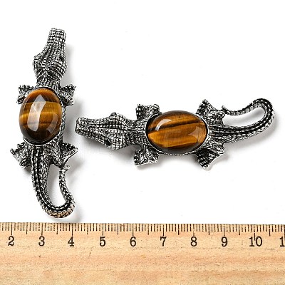 Dual-use Items Alloy Crocodile Brooch JEWB-C026-01E-AS-1