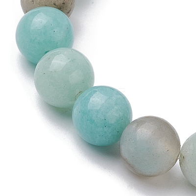 Dyed Synthetic Turquoise Turtle and Starfish Beaded Bracelets BJEW-JB10062-01-1