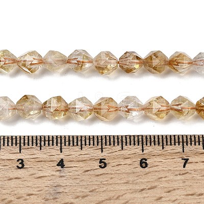Heated Natural Citrine Beads Strands G-Z119-A37-01-1