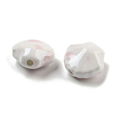 Shell Shape Handmade Porcelain Beads X1-PORC-E022-01A-1