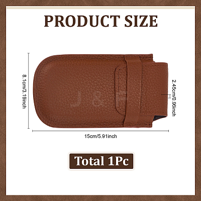 1Pc Leather Single Watch Gift Envelope Bags ABAG-ME0001-06-1