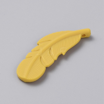 Food Grade Eco-Friendly Silicone Focal Pendants SIL-TAC0015-08B-1