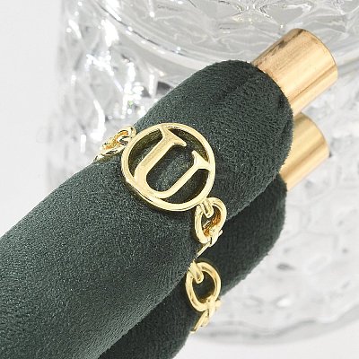 Brass Open Cuff Rings for Women RJEW-K289-01G-U-1