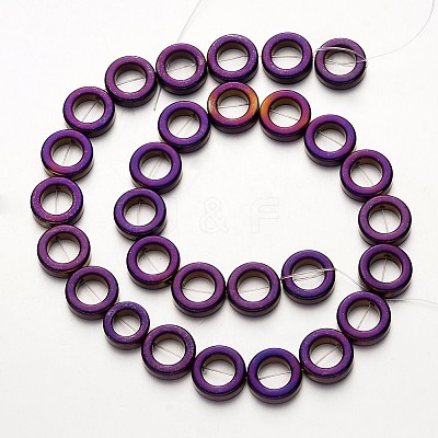Electroplate Non-magnetic Synthetic Hematite Beads Strands G-F300-04-04-1