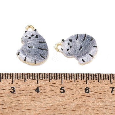 Alloy Enamel Pendants ENAM-K076-35G-03-1