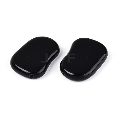 Natural Black Stone Beads G-N360-10A-01-1