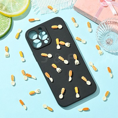 50Pcs 5 Styles Kitchen Ware Theme Resin Cabochons RESI-CJ0004-23-1