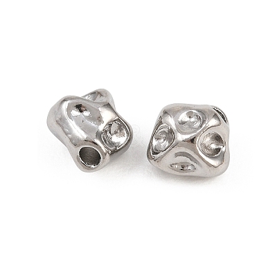 Irregular 304 Stainless Steel Beads STAS-D394-03H-P-1