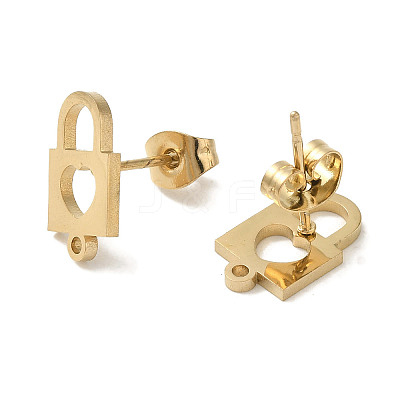 Ion Plating(IP) 304 Stainless Steel Studs Findings STAS-I206-48G-1