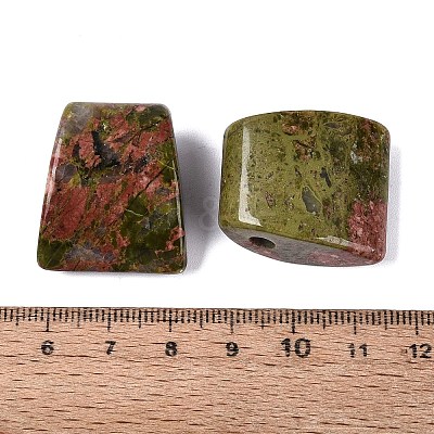 Natural Unakite Pendants G-G602-07I-1