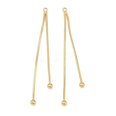 Brass Big Pendants KK-H536-02G-1