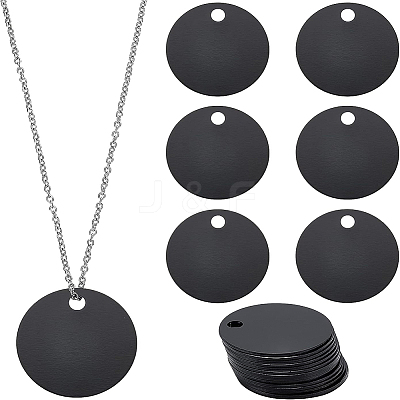 20Pcs Aluminum Blank Metal Tag FIND-BC0001-87-1