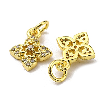 Golden Brass Pendants KK-L209-012G-03-1