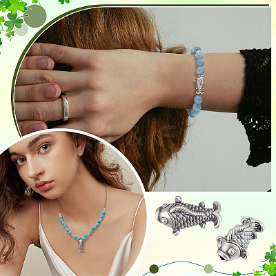 2Pcs Fine Silver Beads STER-BC0004-14AS-1