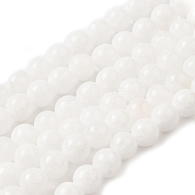 Natural Malaysia Jade Bead Strands G-M101-6mm-10-1