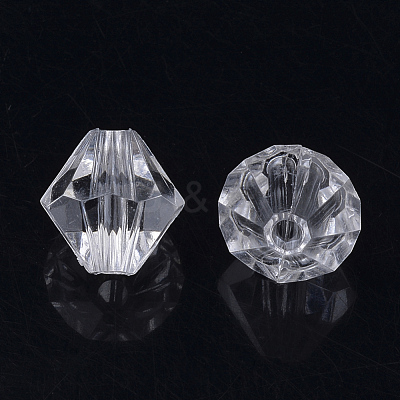 Transparent Acrylic Beads TACR-S146-5mm-01-1