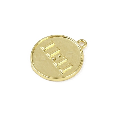 Brass Pendants KK-M322-13G-1