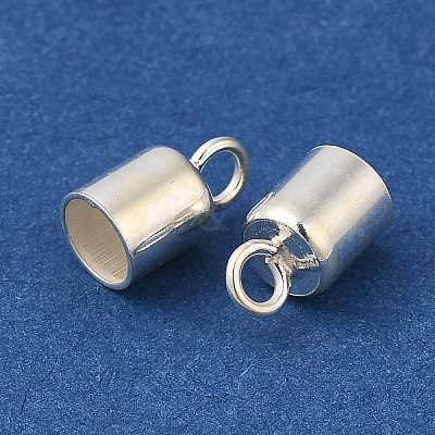925 Sterling Silver Cord Ends STER-P055-02D-S-1