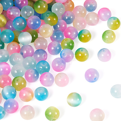135Pcs 9 Colors Cat Eye Beads G-TA0002-48-1