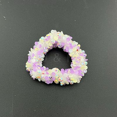 Bling Bling Resin Rhinestone Hollow Heart Beads RESI-WH0080-01E-1