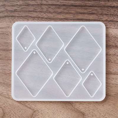 DIY Pendant Silicone Molds DIY-G065-01G-1