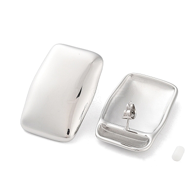 Non-Tarnish 304 Stainless Steel Stud Earring EJEW-H116-01A-P-1