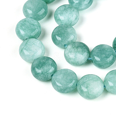Dyed Natural White Jade Beads Strands G-T143-16D-1