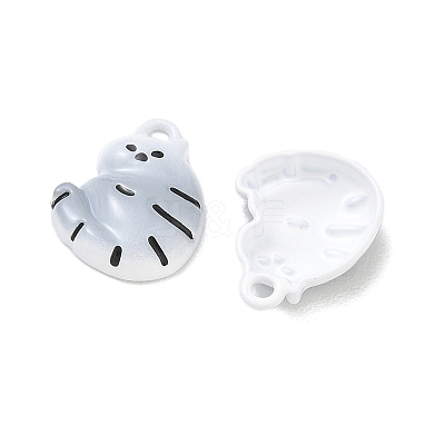 Spray Paint Alloy Pendants ENAM-K076-39A-1